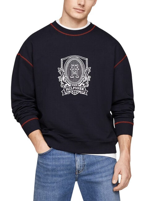 TH Hanorac din bumbac cu m&acirc;neci lungi cerul deșertului - hanorace