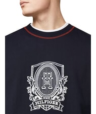 TOMMY HILFIGER TH Hanorac din bumbac cu m&acirc;neci lungi cerul deșertului - hanorace - 4