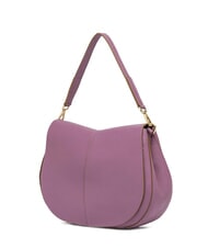 GIANNI CHIARINI HELENA ROUND Geantă din piele cu curea de umăr din fr&acirc;nghie argile violet - Genți femei - 2