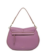 GIANNI CHIARINI HELENA ROUND Geantă din piele cu curea de umăr din fr&acirc;nghie argile violet - Genți femei - 3
