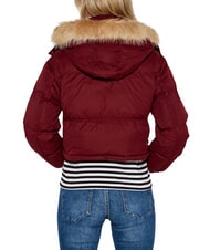 TOMMY HILFIGER TH JEANS Jachetă scurtă cu puf roșu intens - Jachete de puf pentru femei - 4