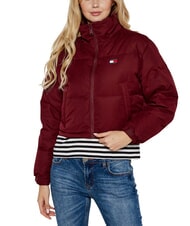 TOMMY HILFIGER TH JEANS Jachetă scurtă cu puf roșu intens - Jachete de puf pentru femei - 5
