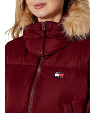 TOMMY HILFIGER TH JEANS Jachetă scurtă cu puf roșu intens - Jachete de puf pentru femei - 6