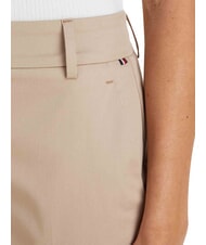 TOMMY HILFIGER TH Pantaloni de bumbac bej - Pantaloni pentru femei - 4