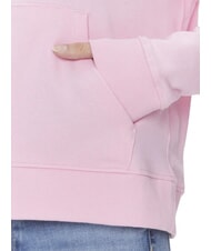 TOMMY HILFIGER TH Hanorac din bumbac, cu m&acirc;necă lungă roz emblematic - Hanorace pentru femei - 4