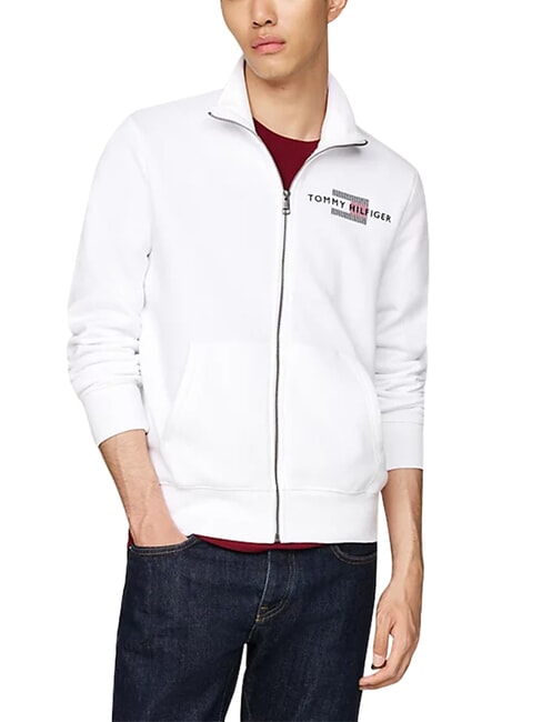 TH Hanorac cu m&acirc;necă lungă alb - hanorace