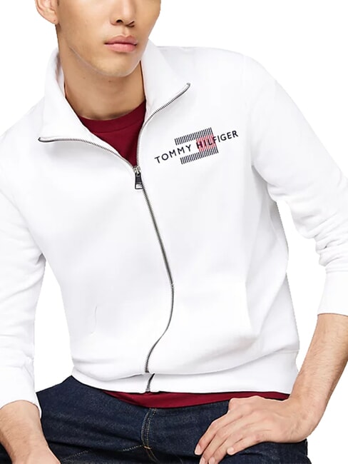 TH Hanorac cu m&acirc;necă lungă alb - hanorace