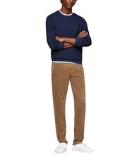 TOMMY HILFIGER TH  Pulover cu guler rotund cer deșertic multi - Pulovere pentru bărbați - 4