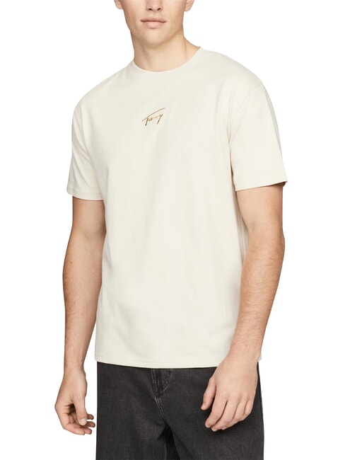 TH JEANS Tricou cu m&acirc;necă scurtă h&acirc;rtie de ziar - tricou