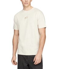 TOMMY HILFIGER TH JEANS Tricou cu m&acirc;necă scurtă h&acirc;rtie de ziar - tricou - 3