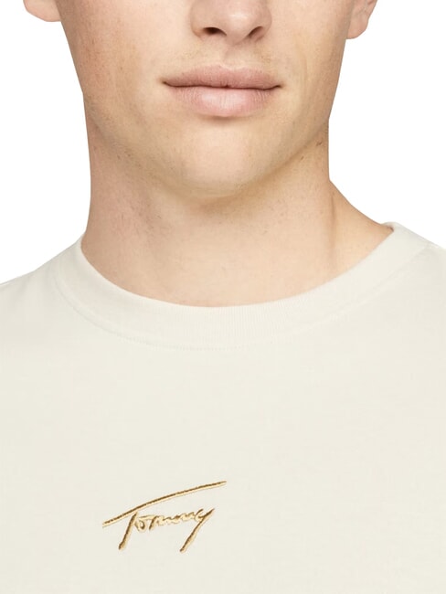 TH JEANS Tricou cu m&acirc;necă scurtă h&acirc;rtie de ziar - tricou