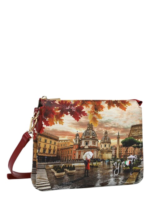 YESBAG Geantă de umăr, două compartimente Roma plouă - Genți femei