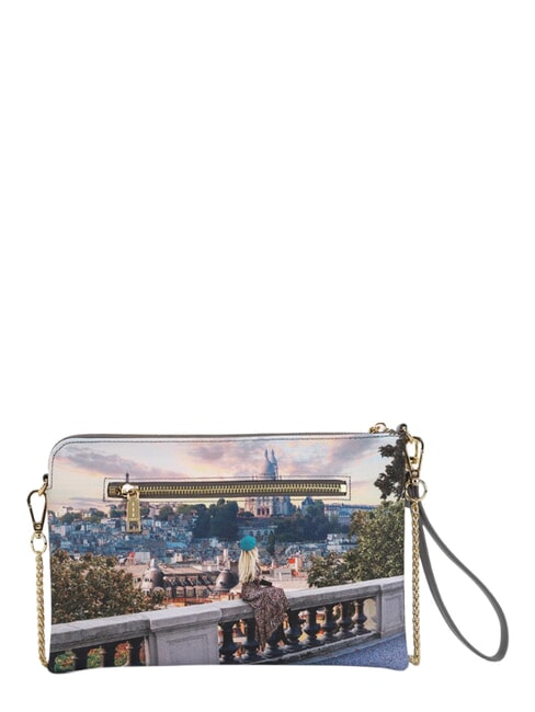 YESBAG Geantă tip clutch plată cu manșetă paris / cor - Genți femei