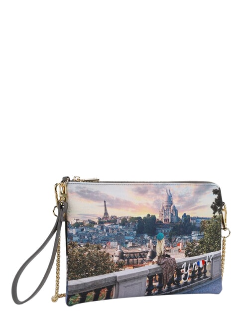 YESBAG Geantă tip clutch plată cu manșetă paris / cor - Genți femei