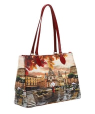 YNOT YESBAG Geantă de umăr M Roma plouă - Genți femei - 3