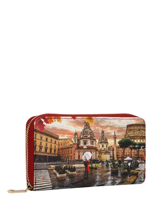 YESBAG Portofel mare cu fermoar Roma plouă - Portofele femei