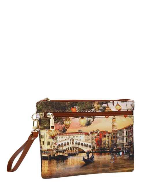 YESBAG Geantă tip clutch M cu manșetă Crăciunul din Veneția - Portofele femei