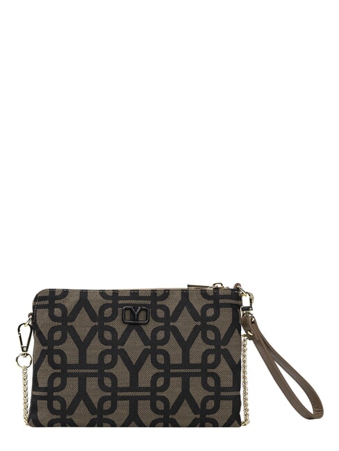 GRACE Curea de m&acirc;nă, cu curea de umăr BROWN - Genți femei