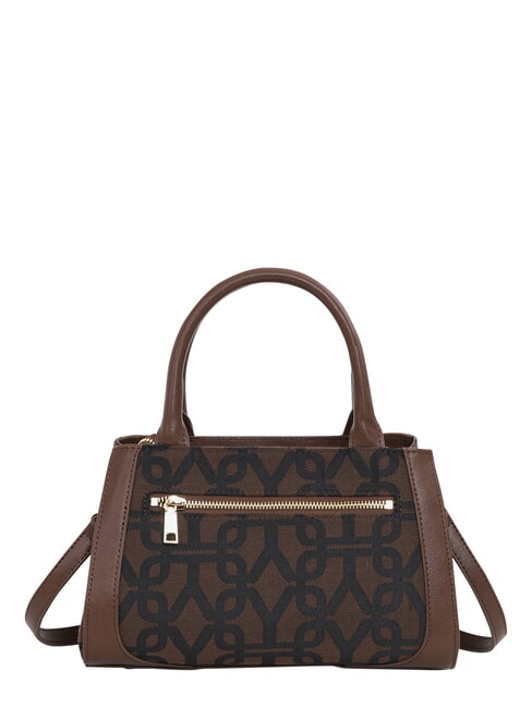 GRACE Geantă de m&acirc;nă, cu curea de umăr tutun - Genți femei