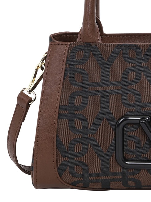 GRACE Geantă de m&acirc;nă, cu curea de umăr tutun - Genți femei