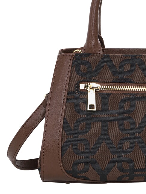 GRACE Geantă de m&acirc;nă, cu curea de umăr tutun - Genți femei