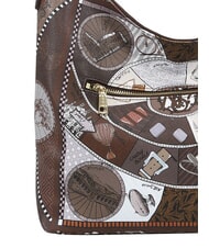 YNOT FASHIONOPOLY Geantă de umăr ciocolată - Genți femei - 6