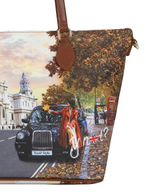YESBAG Geantă de cumpărături de umăr medie turist londonez - Genți femei