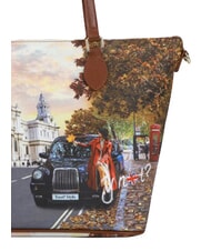 YNOT YESBAG Geantă de cumpărături de umăr medie turist londonez - Genți femei - 3