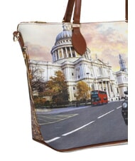 YNOT YESBAG Geantă de cumpărături de umăr medie turist londonez - Genți femei - 4