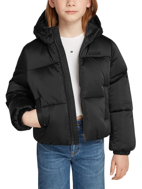 TH Pilotă umplută cu puf negru - Jachete pentru copii