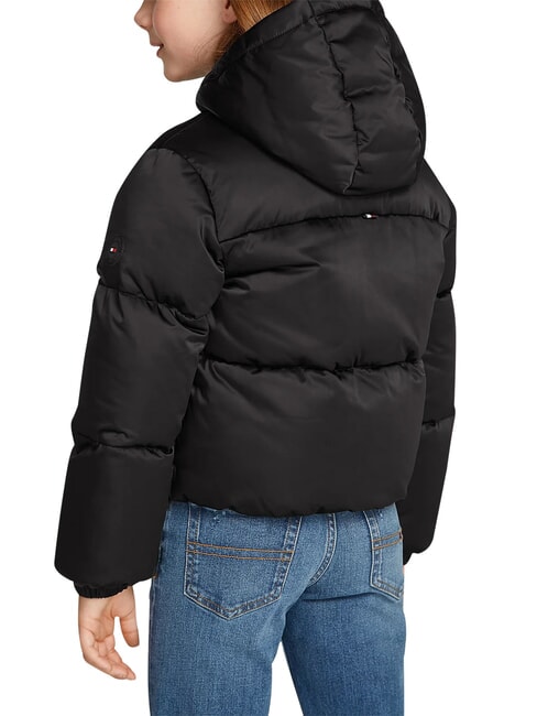 TH Pilotă umplută cu puf negru - Jachete pentru copii