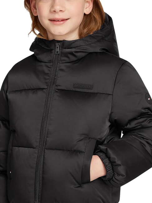 TH Pilotă umplută cu puf negru - Jachete pentru copii