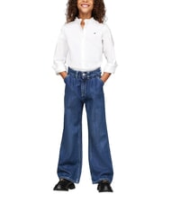 TOMMY HILFIGER TH Blugi darkusedlyocell - Pantaloni pentru copii - 4