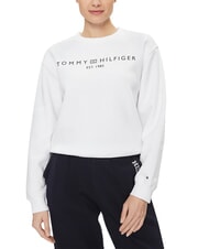 TOMMY HILFIGER TH Hanorac alb optic - Hanorace pentru femei - 4