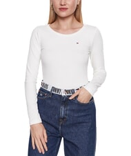 TOMMY HILFIGER TH Tricou cu m&acirc;necă lungă ecru - tricou - 2