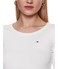 TOMMY HILFIGER TH Tricou cu m&acirc;necă lungă ecru - tricou - 4