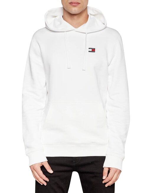 TH JEANS Hanorac din bumbac alb antic - hanorace