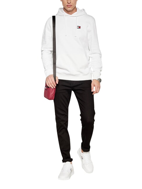 TH JEANS Hanorac din bumbac alb antic - hanorace