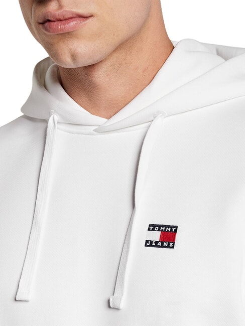 TH JEANS Hanorac din bumbac alb antic - hanorace