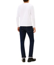 TOMMY HILFIGER TH Tricou cu m&acirc;necă lungă alb - Pulovere pentru bărbați - 3