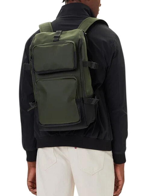 TRAIL CARGO BACKPACK Rucsac pentru PC de 13 inchi verde - Rucsacuri pentru școală și timp liber