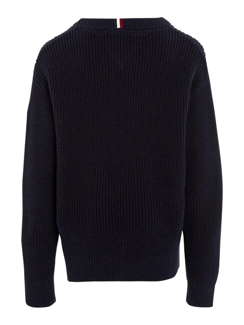 TH Pulover din bumbac cu guler rotund cerul deșertului - Pulovere pentru copii