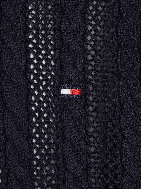 TH Pulover din bumbac cu guler rotund cerul deșertului - Pulovere pentru copii