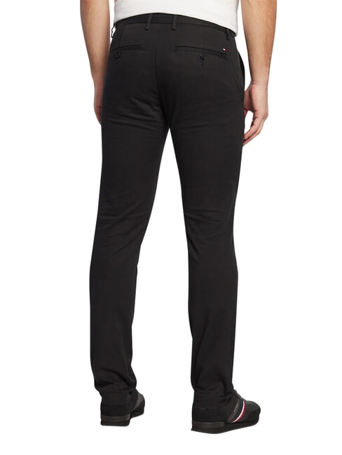 TH BLEECKER Pantaloni slim negru - Pantaloni
