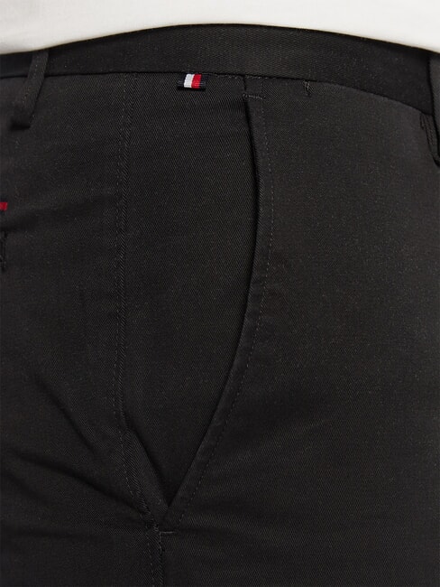 TH BLEECKER Pantaloni slim negru - Pantaloni
