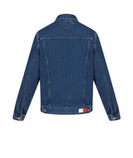 TOMMY HILFIGER TH JEANS Pulover din bumbac cu guler rotund negru - Pulovere pentru bărbați - 4