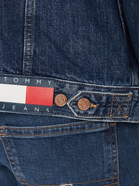 TH JEANS Pulover din bumbac cu guler rotund negru - Pulovere pentru bărbați