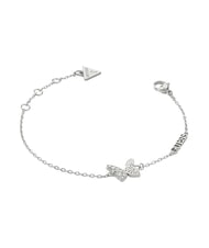 GUESS CHRYSALIS Brățară, pandantiv &icirc;n formă de fluture SILVER - Brățări - 3
