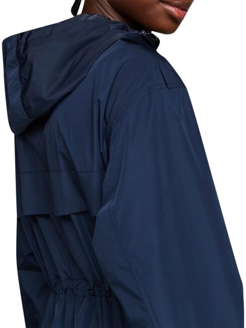 TH JEANS Jachetă lungă bleumarin noapte &icirc;ntunecată - Jachete pentru femei