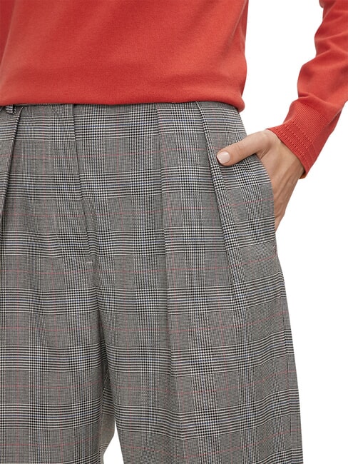 TH Pantaloni verificare globală STP/s/textură gri h - Pantaloni pentru femei